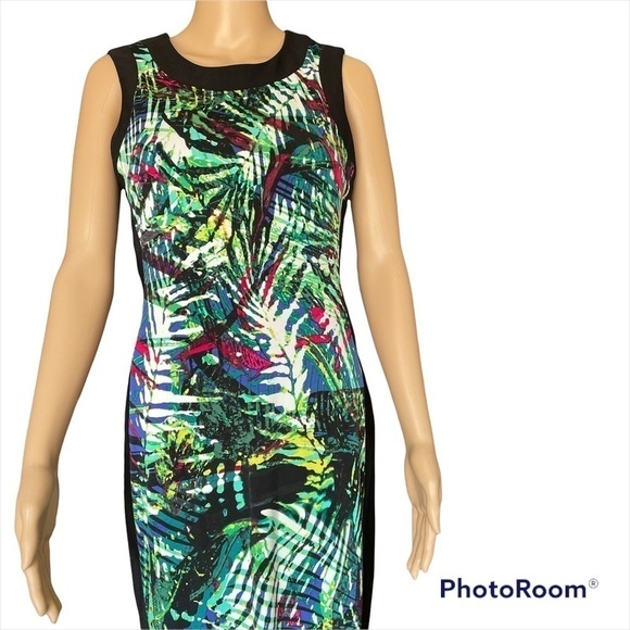 MAGGY LONDON SLEEVELESS SHEATH DRESS SIZE 4 - Picture 1 of 9